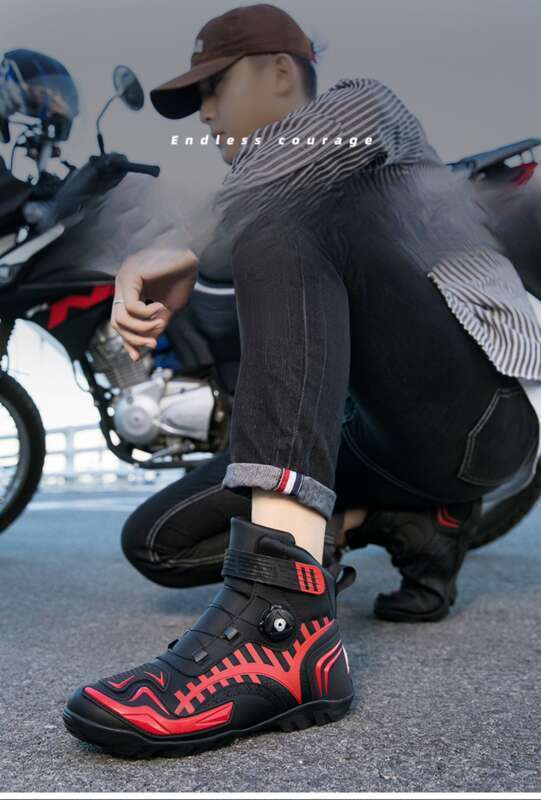 Motorcycle Cycling Boots For All Seasons, Off-road Men's Women's Summer, Wear-resistant, Breathable, Shock-absorbing,_voghion.com