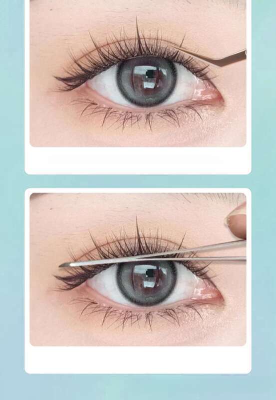 adhesive-free Self-adhesive Natural Baby Arc Segmented Simulation New Hand Soft Lazy False Eyelashes_voghion.com