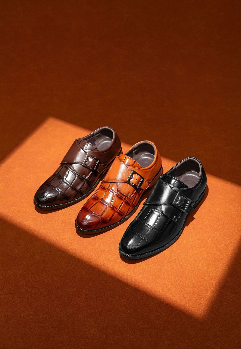 Heren Business Casual Dress Oxfords Formele Veterschoenen voor Kantoor, Feesten en Dagelijks Gebruik_voghion.com