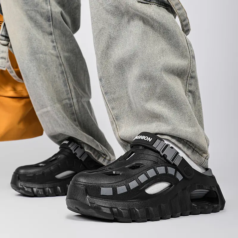 Men's Breathable Hole Sandals For Men Lightweight Beach Slippers_voghion.com