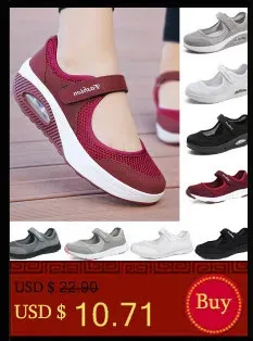 Women's Running Shoes Breathable Air Cushion Platform Trainers_voghion.com