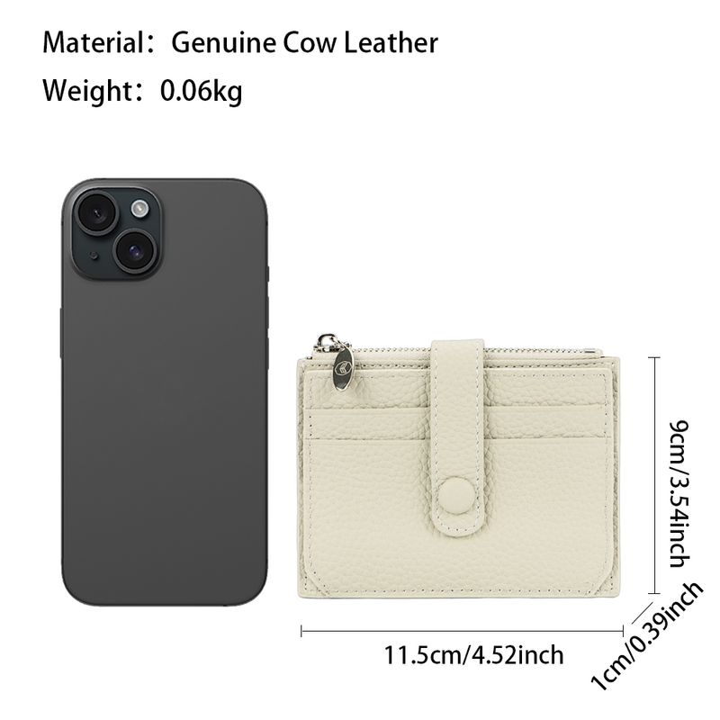 URBAN MASTER Dünner Kreditkartenhalter für Frauen Echtes Kuhleder Geldbörsen Mode Lässig Kleine Geldbörse 1566_voghion.com