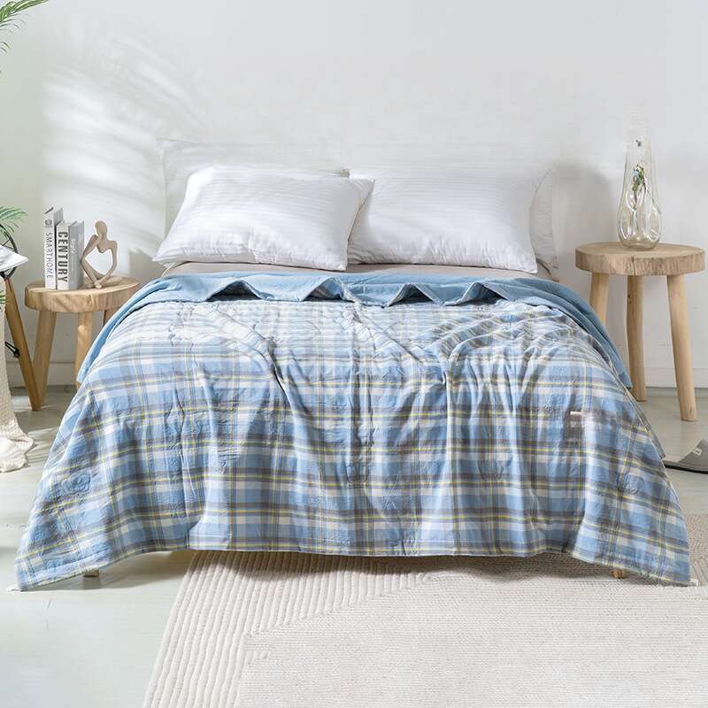 Cotton Summer Air Conditioning Cooling, Made Of Cotton, Summer Bedding Washable Lightweight_voghion.com