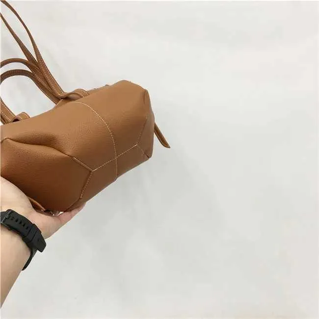 Sacs à bandoulière simples texturés en polyuréthane pour femmes, grande capacité, décontractés et élégants, pour les déplacements sous les aisselles, C241212_voghion.com