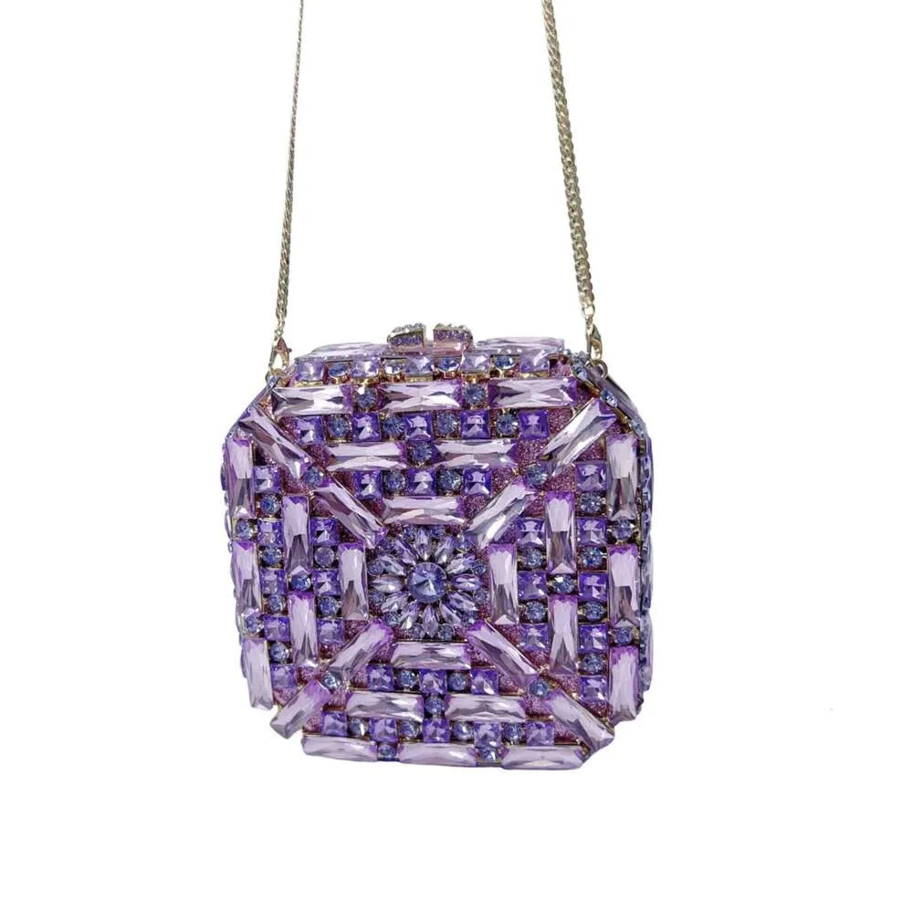Women's Clutch Bag With Stones For Evening Banquet And Wedding_voghion.com