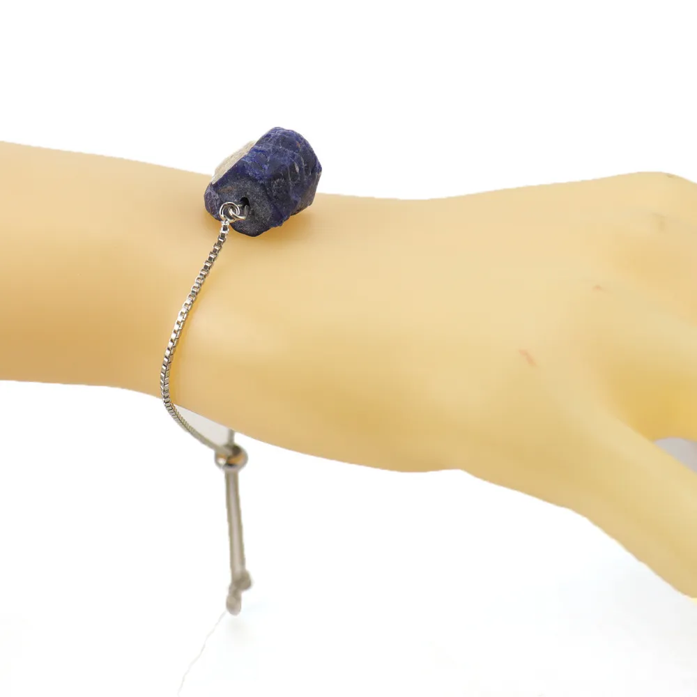Charm Armbanden Verstelbare Push-pull Armband Vrouwen Gezondheid Anti-vermoeidheid Reiki Natuurlijke Ongepolijste Minerale Ruwe Steen_voghion.com