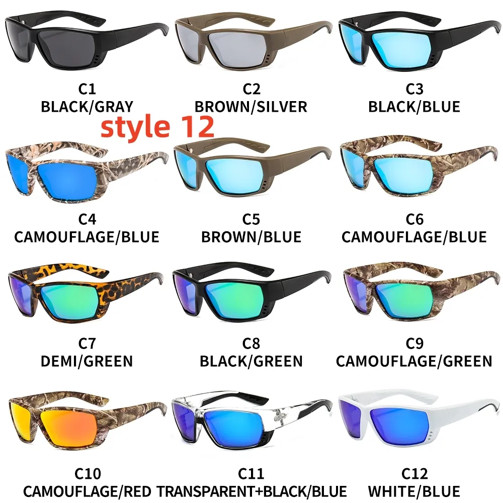 Ochelari de soare polarizați sport, design de brand, ochelari pentru bărbați și femei, ramă mare, ochelari de soare de călătorie la modă, ochelari de soare UV400_voghion.com