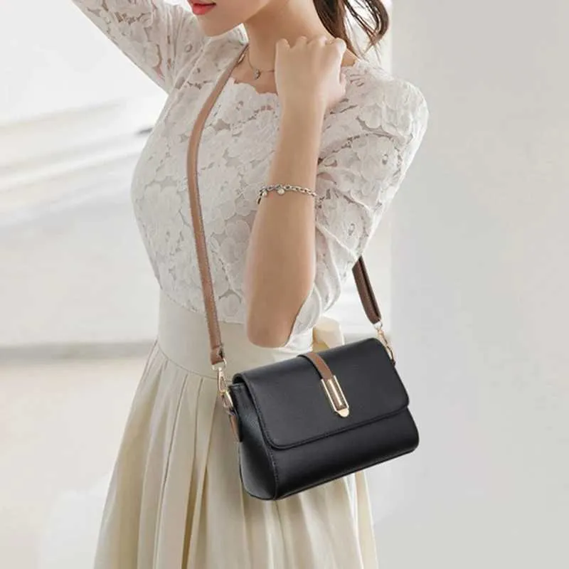 Borsa a tracolla in pelle pu borsa a spalla donna versatile_voghion.com