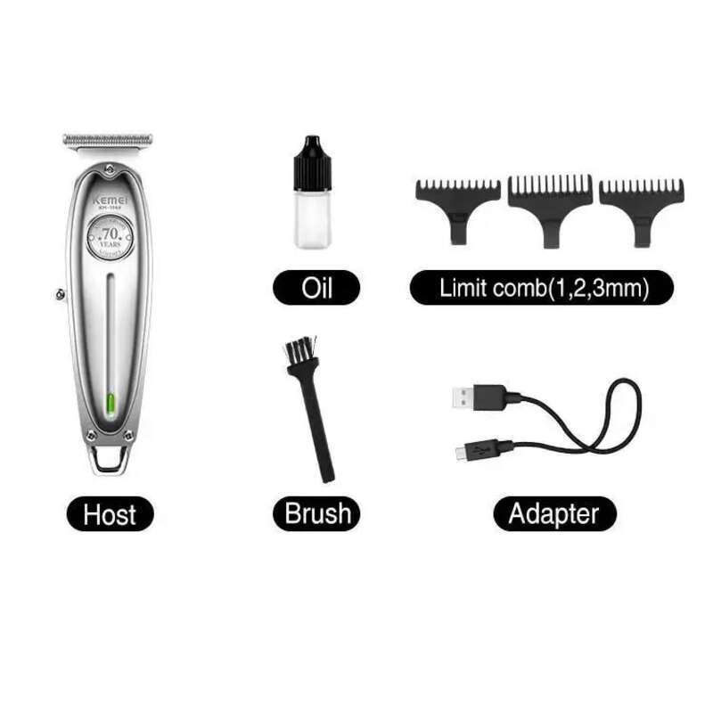 Trimmer, kabellos, digital, wiederaufladbar, USB, Haarschneider für Männer, Haarschnitt, professioneller Rasierer, Friseur, Hine, 1/2/3 m_voghion.com