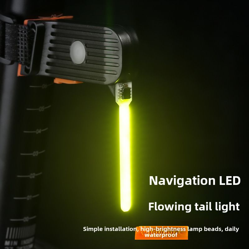 Éjszakai kerékpáros vízipilóta hátsó lámpák Éjszakai lovaglásbiztonság Mountain Bike Magas figyelmeztető lámpa_voghion.com