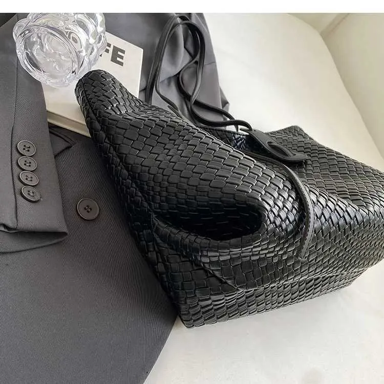 Borse a mano di grande capacità per le donne 2023 inverno PU pelle tendenza moda borsa a tracolla laterale vintage shopper shopping ufficio_voghion.com