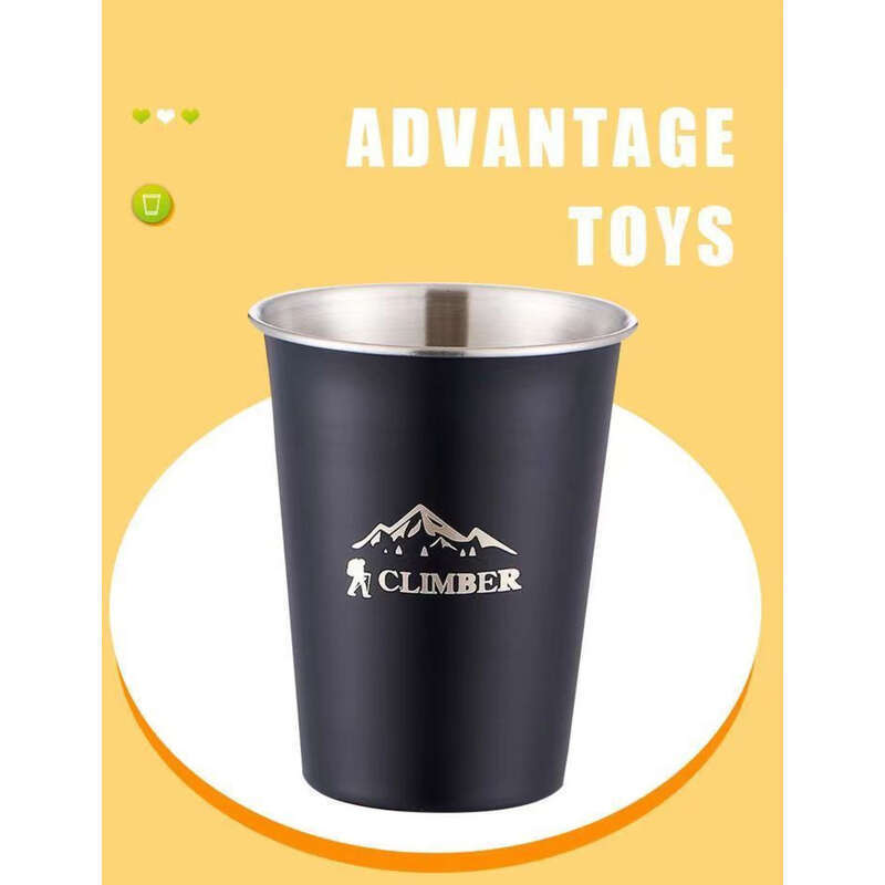 【 8603 People Reviews 】 Outdoor Camping Picnic Portable 304 Stainless Steel Water Cup, New Coffee Juice High Aesthetic_voghion.com