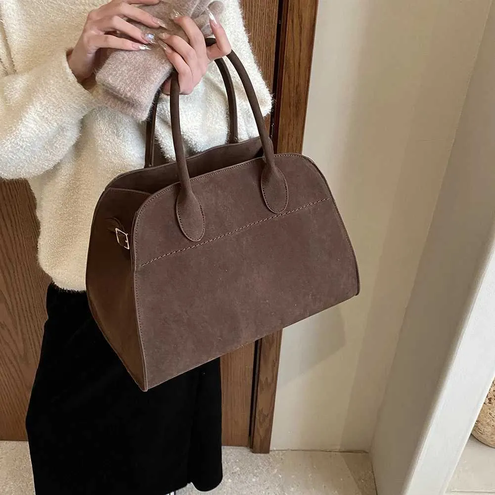 Damen Wildleder Schulter Stilvolle Crossbody Trendy Tragetasche Mode Designer Taschen Top-griff Satchel Ba241216_voghion.com
