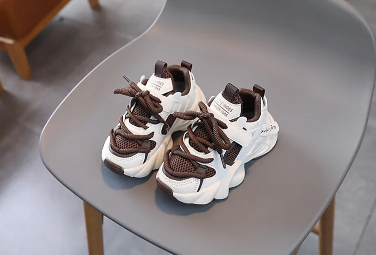 Dětské batolata pro chlapce a dívky síťované malé děti volnočasové tenisky protiskluzové Happysteps dětské sportovní boty velikosti_voghion.com