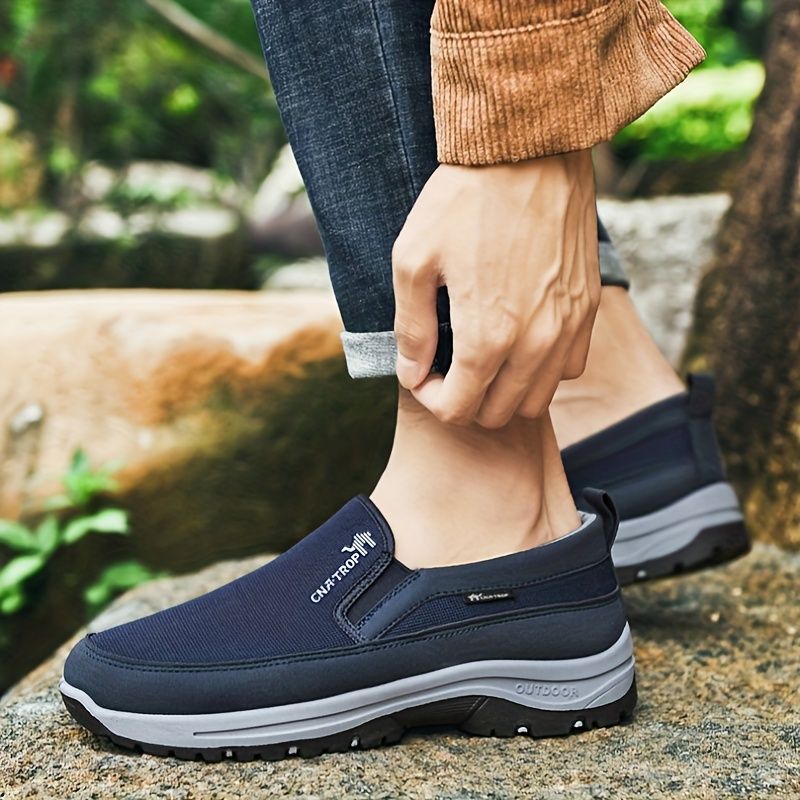 Mens Breathable Athletic Slip-on Sneakers For Everyday Walking_voghion.com