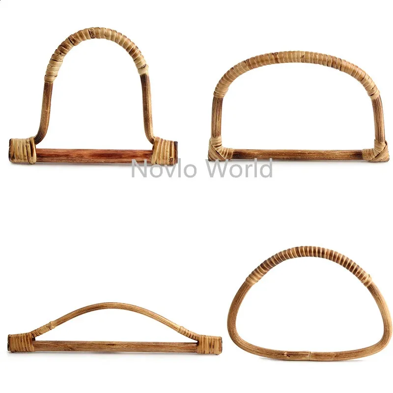 1–2–20 Stück Kamel, natürlicher echter Bambus, U-Form-Griffe, Ersatz-Taschen-Geldbörse, Vintage-Griff, Taschengurt, DIY-Zubehör_voghion.com