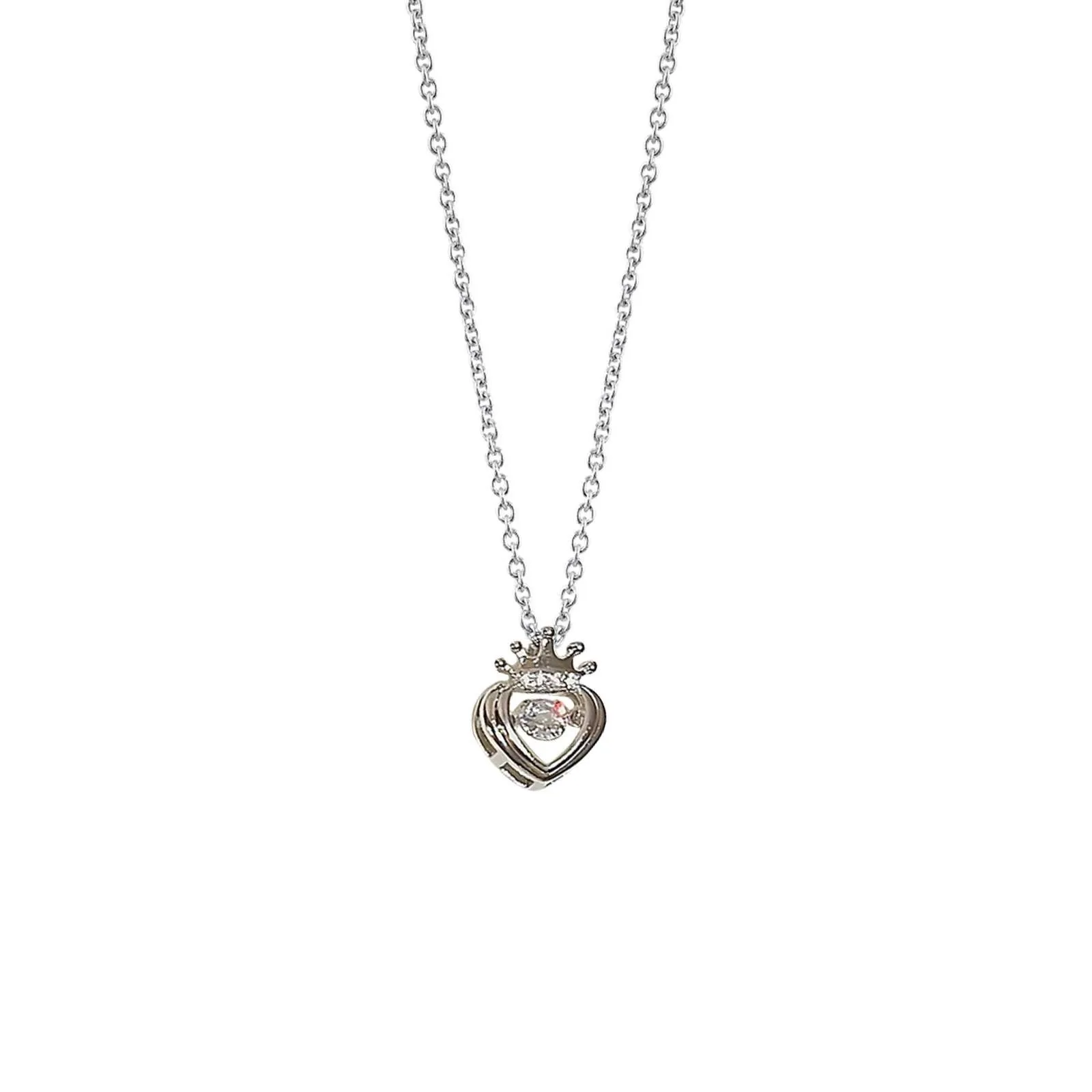 Lanțuri Colier Beat Valentine's Spin The Day Heartbeat Will Personalizate Coliere Pandantive_voghion.com