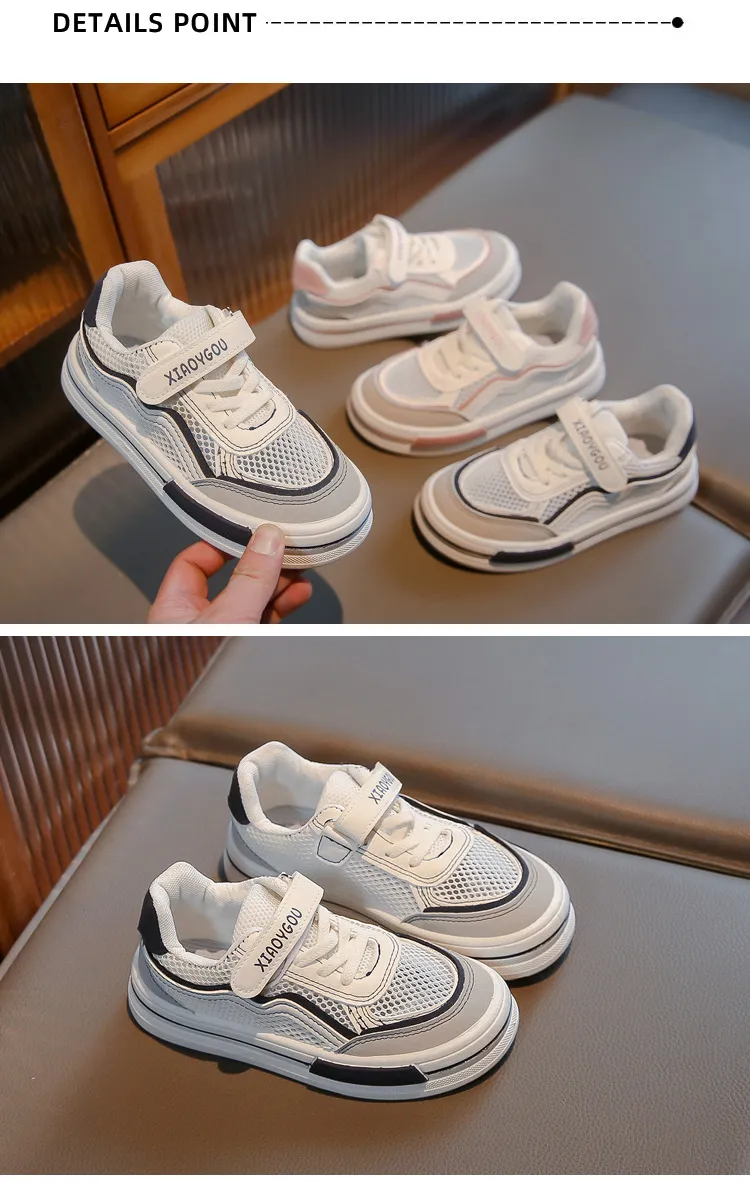 Kids Board Girl's Sneakers Fashion Hook Student Boys Cutefeet Sport Running Autumn New Toddler Casual Shoes Size 26 - 37_voghion.com