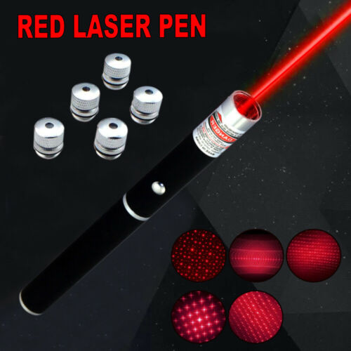 6 In1 Red Laser Pointer Pen Light Beam Optics Maser Visible Starry AAA Torch UK_voghion.com