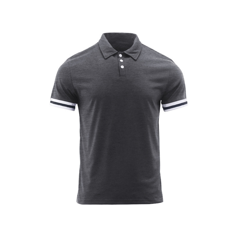 Herrenbekleidung Sommer Revers Kurzarm Shorts Zweiteiliger Sportanzug für Herren_voghion.com