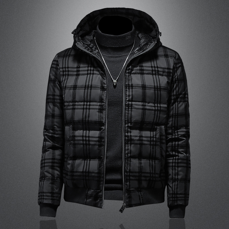 Vêtements pour hommes Hiver haute qualité à capuche 90% canard blanc Manteau veste pour hommes mode décontractée veste chaude Y9988