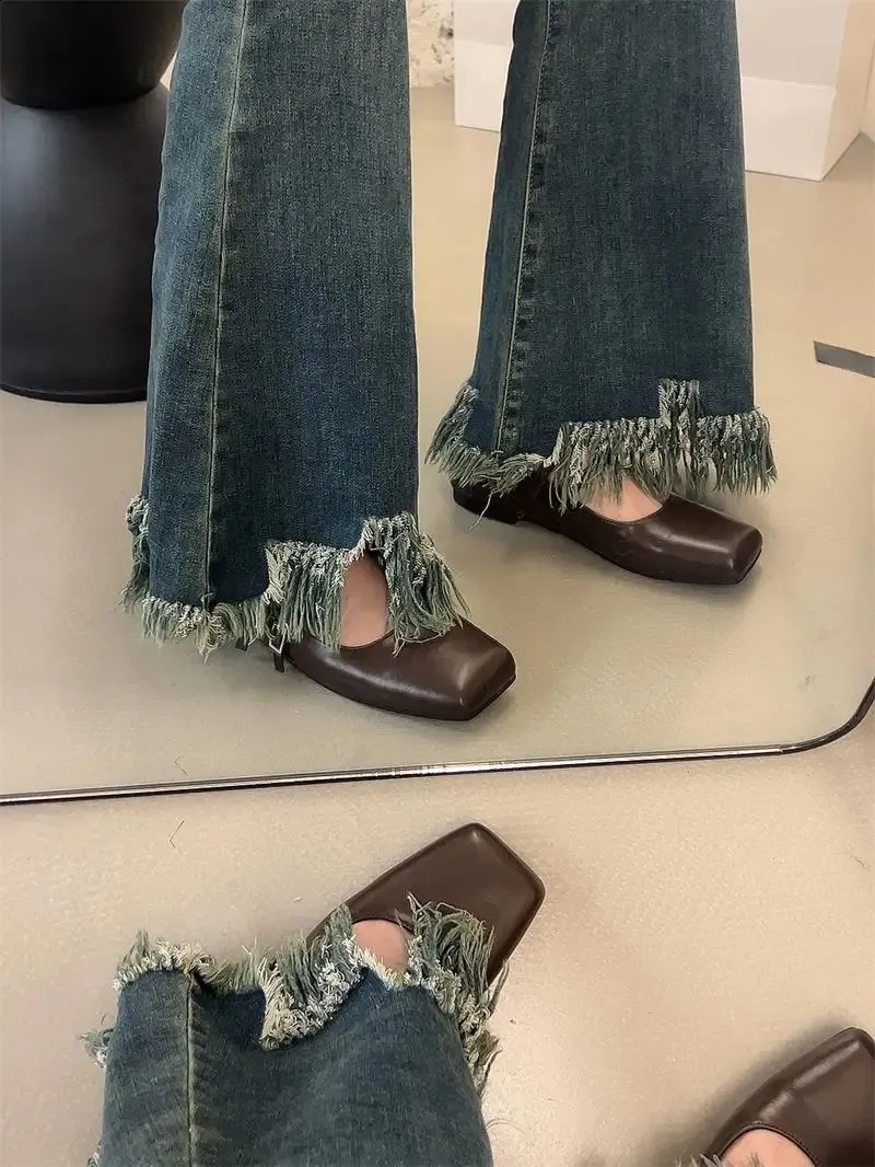 Scarpe mary jane donna basse stile temperamento coreano francese_voghion.com