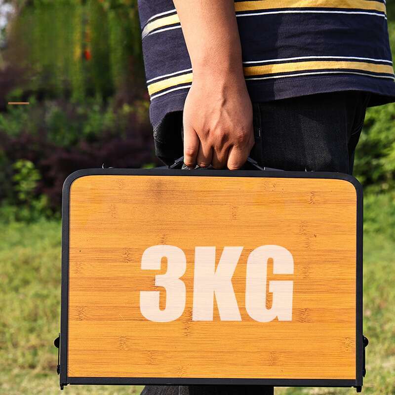 Outdoor Enthusiasts Love It! Folding Grille Iron Mesh T, Multifunctional Design, No Pressure For Port Barbecue_voghion.com