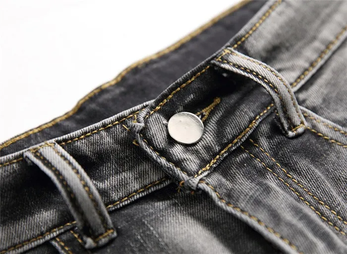 Summer Denim Shorts Male Jeans Men Jean Bermuda Skate Board Harem Mens Jogger Ankle Ripped Wave 38 40 42 220715_voghion.com