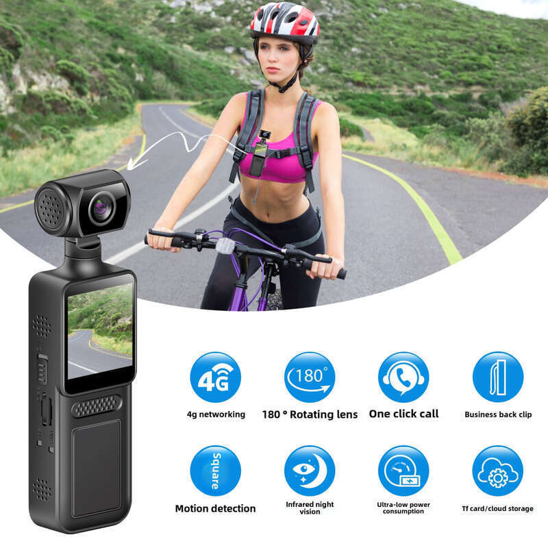 M13 One Click Call Monitoring Back Clip Sports Camera Handheld Video 4G Recorder Dongguan_voghion.com