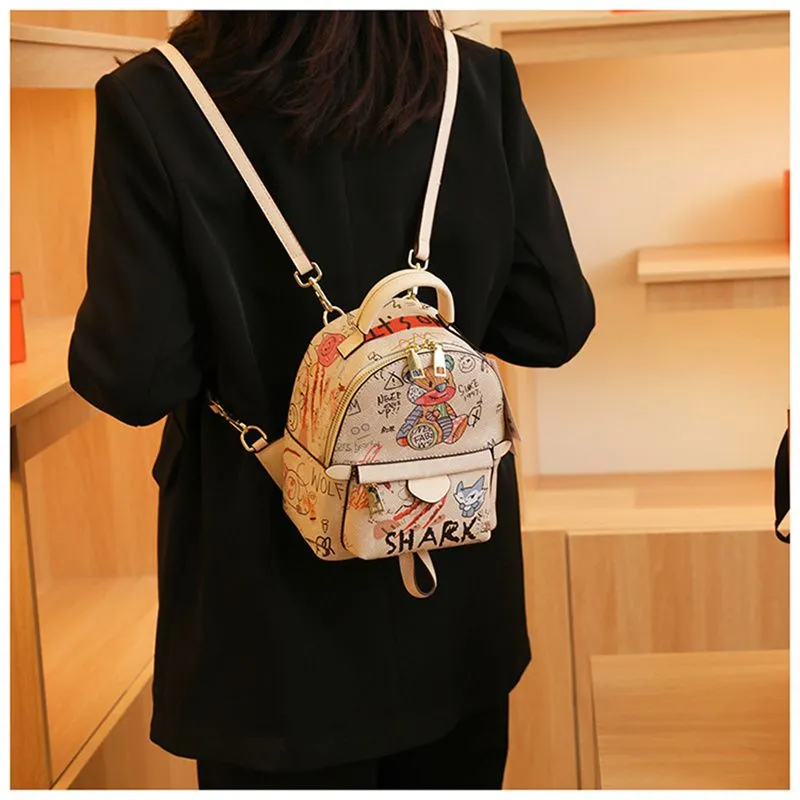 Designer Bag Free Shipping 2025 Fashion Light High-end Texture Printed Graffiti Handbag For Womens_voghion.com