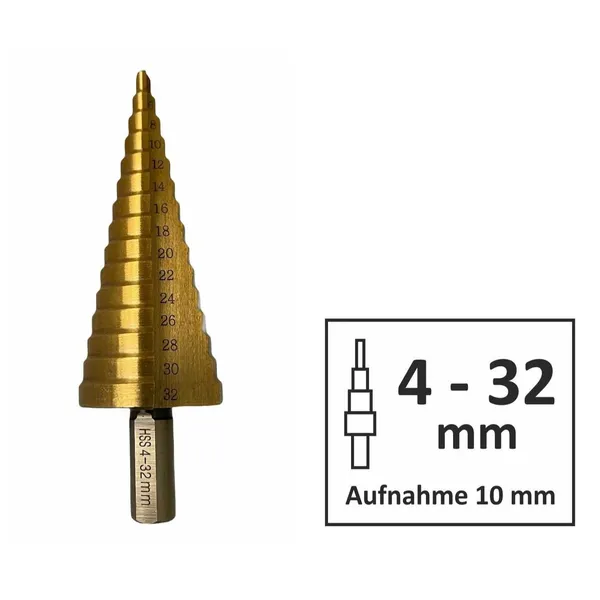 Pagodenbohrer Set Mit Sechskantschaft Und Gerader Nut 3 Teilig_voghion.com