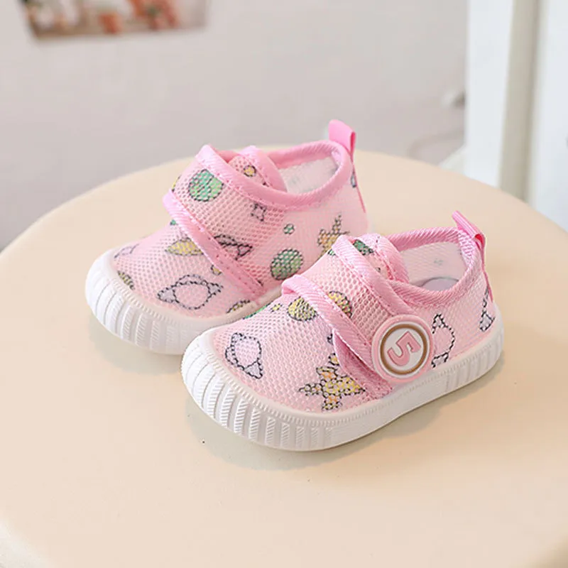 Toddler Mesh Walking Shoes Breathable Lightweight Trainers_voghion.com
