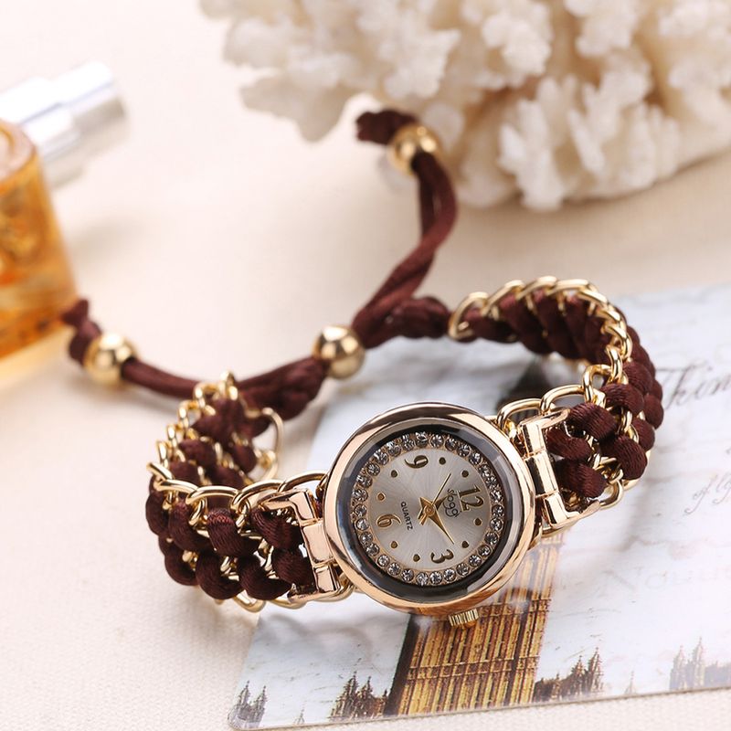 Yamaler Chronomat Elegant Design Easy to Read 10 Colors Women's Quartz Watch for Travel_voghion.com