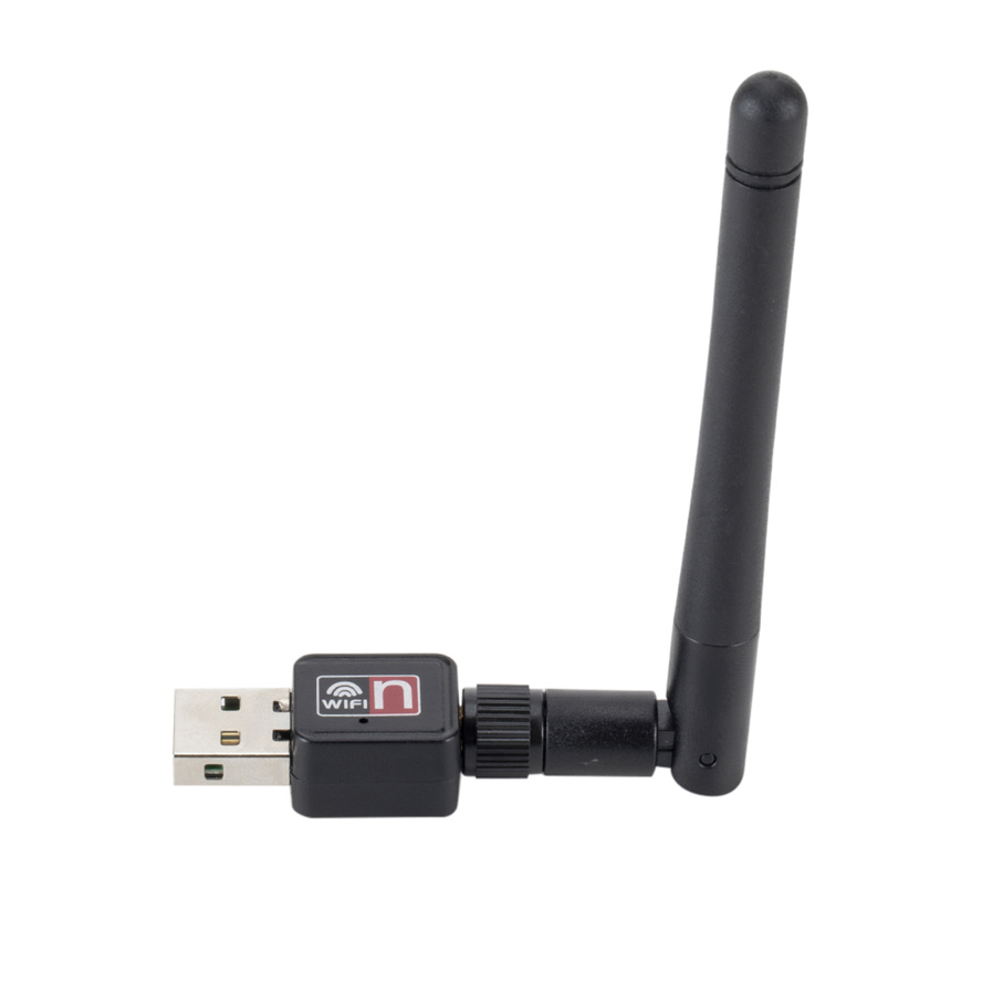 Κάρτα ασύρματου δικτύου WiFi USB 2.0 150M 802.11 b/g/n Προσαρμογέας LAN με περιστρεφόμενη κεραία για φορητό υπολογιστή Mini Wi-Fi Dongle_voghion.com
