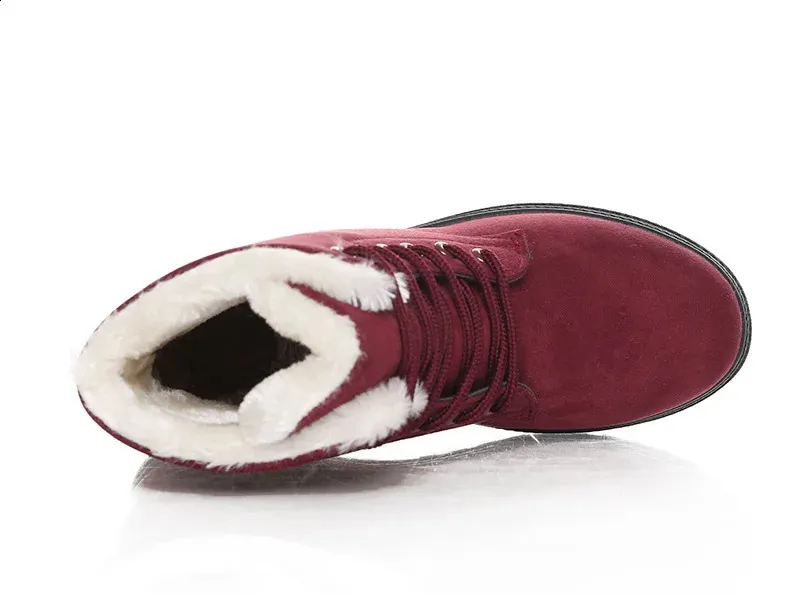 Botas de nieve mujer estilo coreano tendencia invierno_voghion.com