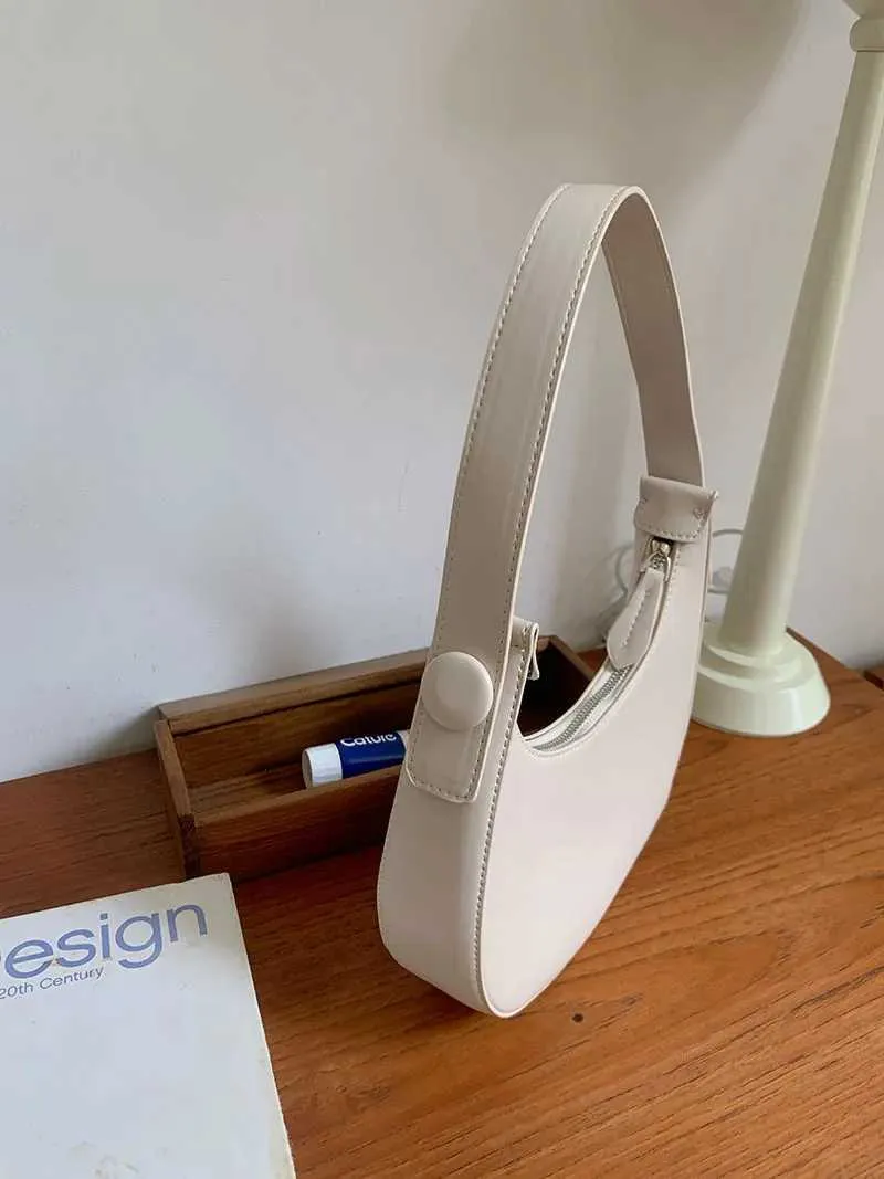 Elegant Women's Shoulder Bag And Handbag In Solid Pu Leather_voghion.com