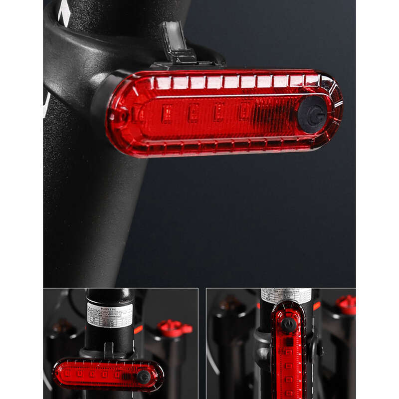 056 Mountain Bike Equipment USB Bicycle Charging Tail Night Riding Warning Light_voghion.com