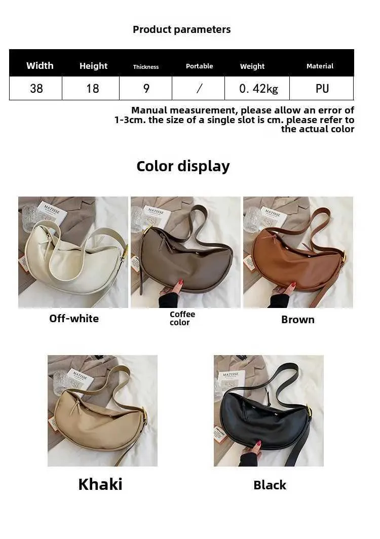 Crossbody fir Fraen Handtaschen mat grousser Kapazitéit Solid Soft Schëllertaschen Weiblech Casual Rees Hobos Bag Vintage Sac_voghion.com