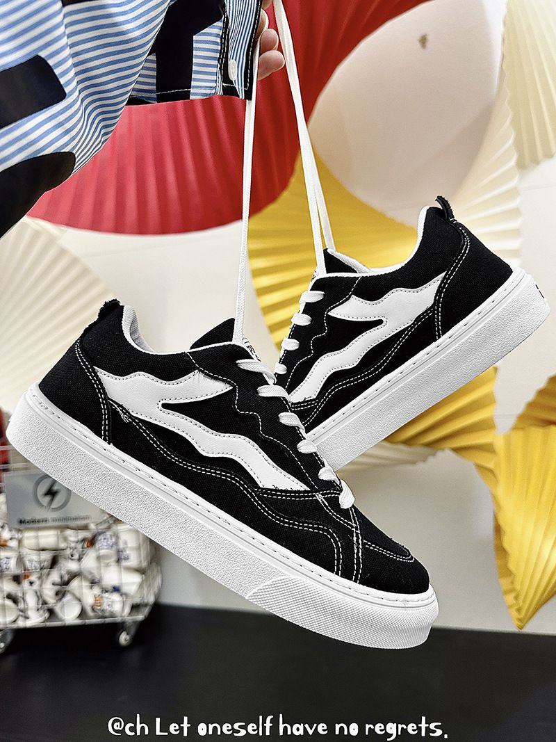 Neue Student Casual Canvas Herrenmode Board Schuhe_voghion.com