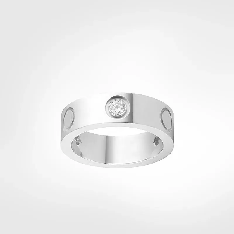 4mm 5mm 6mm Womens Ring Mens Designer Heart Rings Couple Jewelry Titanium Steel Band Fashion Classic Gold Sier Rose_voghion.com