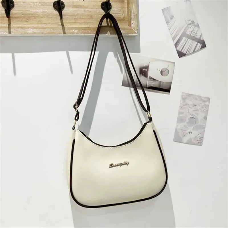 Schicke Damenhandtaschen, einzelne Umhängetasche für Frauen, stilvolle verstellbare Schultergurte, Unterarmtasche aus PU-Leder_voghion.com