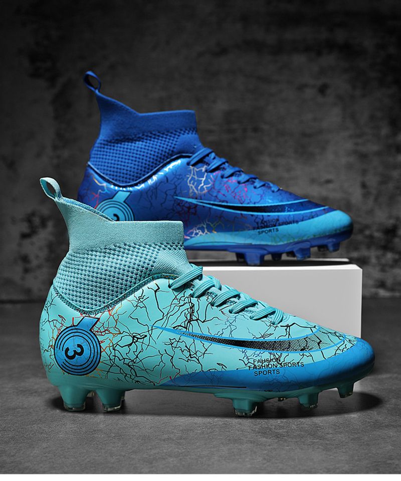 High-Top-Herren-Long-Broken-Nails-Trainings-Fußballschuh für Kinder, Jungen und Mädchen, Größe 48_voghion.com