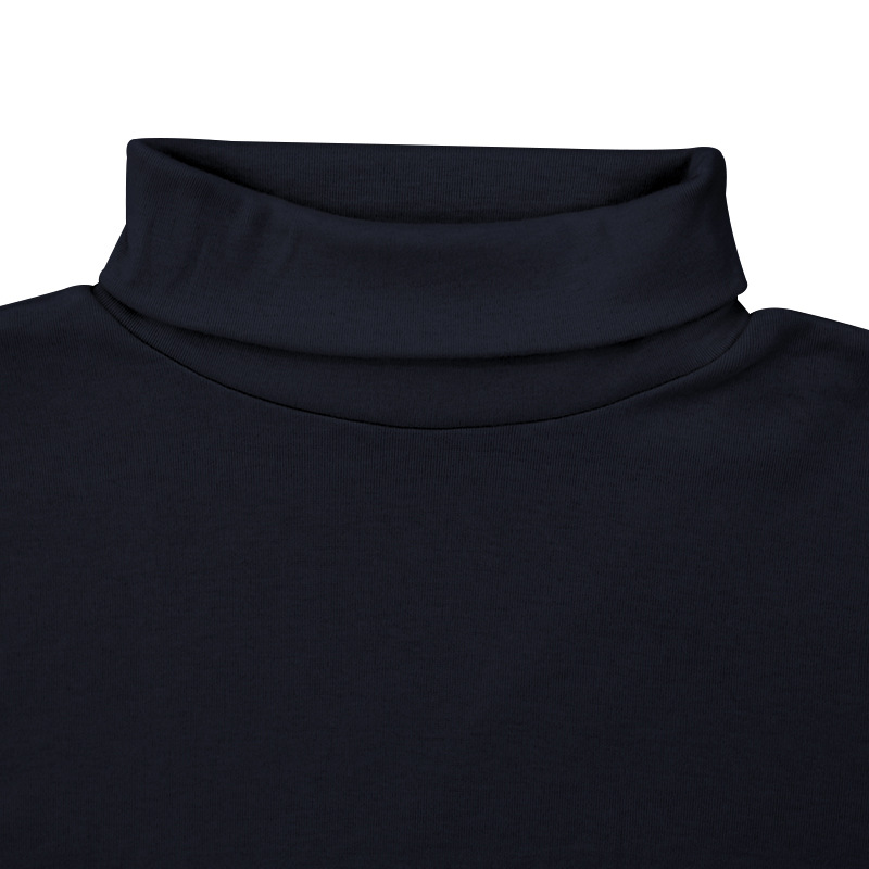 Maglione a collo alto in cotone da uomo, casual, tinta unita, autunno inverno 2023_voghion.com