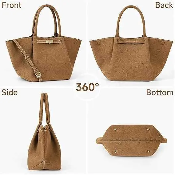 2024 Herbst- und Wintermodelle Designer-Taschen Frauen Frau Vintage Matte Leder Handtasche Einkaufstasche Große Damen Schulter_voghion.com