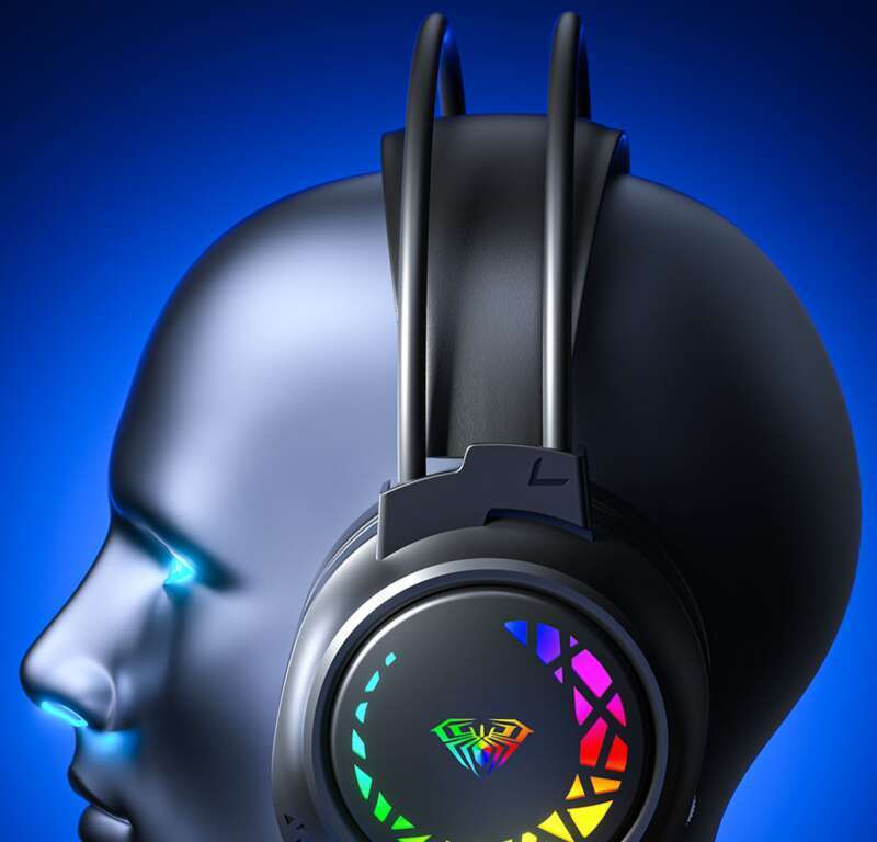 Wolf Spider S611 arvutipead, juhtmega esports lauaarvuti sülearvuti mobiilne tahvelarvuti kana õhtusöök koos_voghion.com