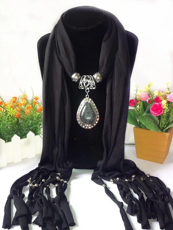 Ciondolo in resina a goccia d'acqua, accessori per scialle da donna, parti in lega, sciarpa_voghion.com