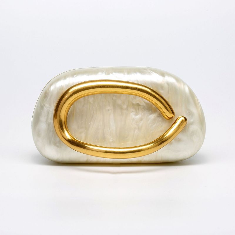 Borse da donna, nuove, a tracolla singola, a forma speciale, in acrilico, alla moda, per matrimoni e cene_voghion.com