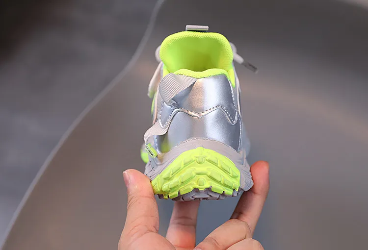 Kinderen Hoge Platform Sneakers Mode Roze Groen Meisjes Peuter Kinderen voor Jongens Dikke Zool Sport Tennisschoenen Maten 21 -_voghion.com