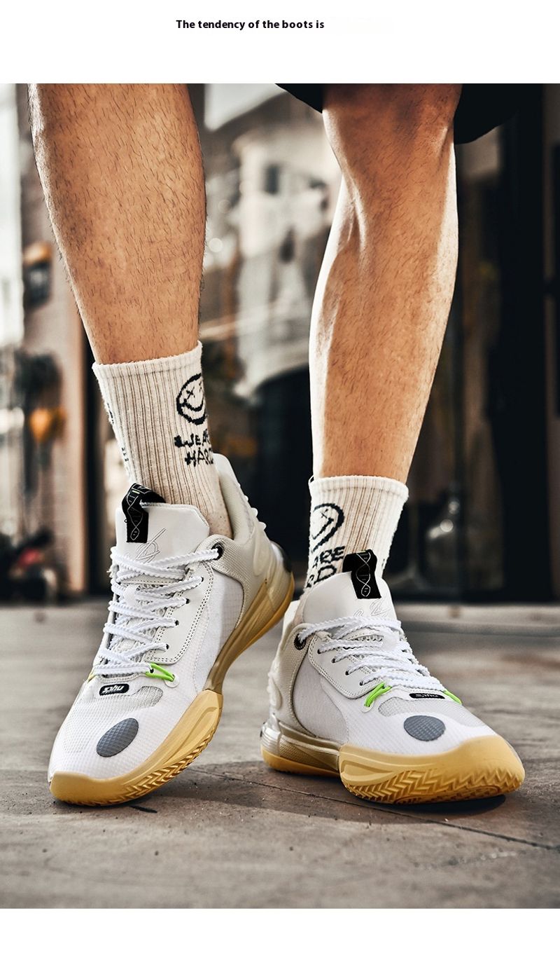 Hochwertige dämpfende, atmungsaktive Basketballschuhe Männer und Frauen, Outdoor-Sportschuhe für Jugendliche_voghion.com