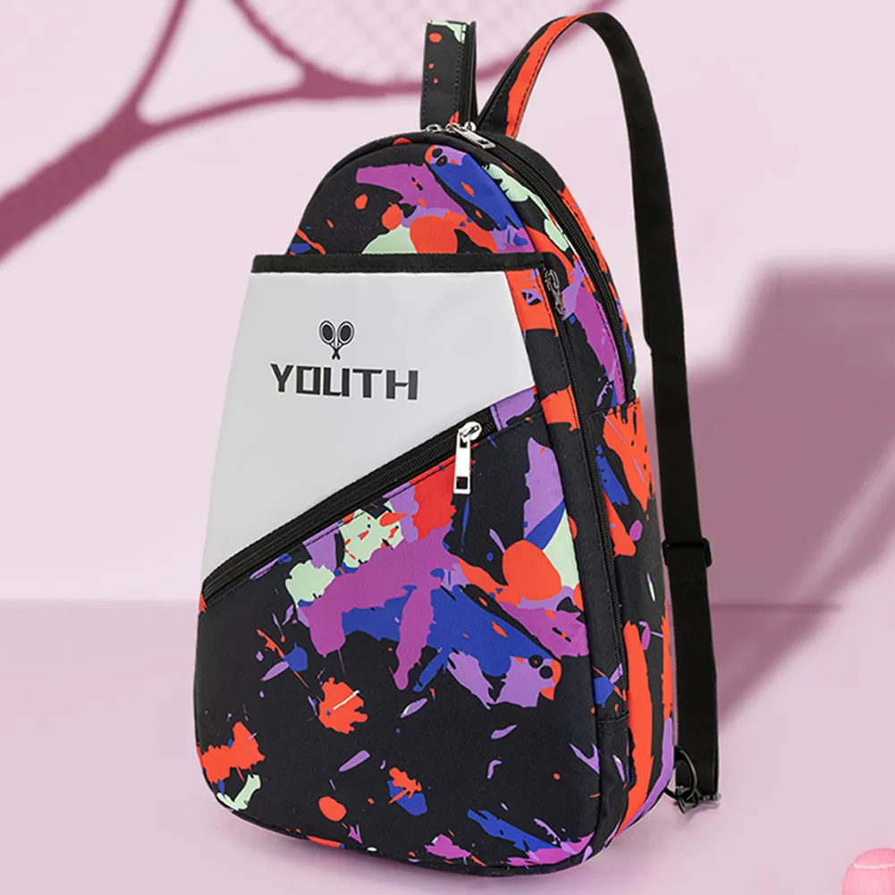 Sac à dos Oxford pour raquette de tennis, grande capacité, sacs de sport de badminton, multifonctionnels, résistants à l'usure, avec fermeture éclair, pour l'extérieur_voghion.com